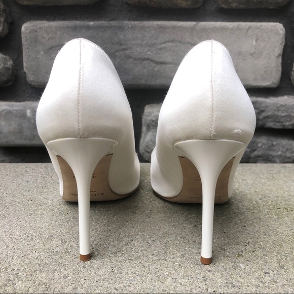 Kate Spade Ivory Satin Rhinestone Pumps NEW sz 10 - Picture 7 of 12